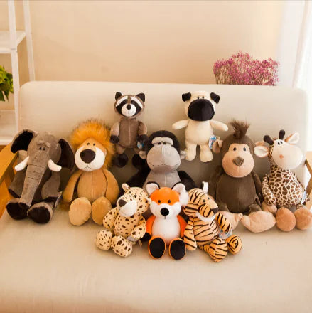 Charming Jungle Animal Plush Toys | Soft & Huggable Doll Collection